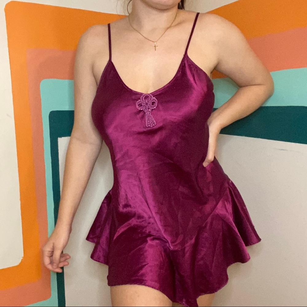 Purple/ Magenta Slip dress